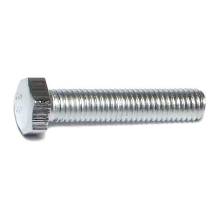 Class 8.8, M5-0.80 Hex Head Cap Screw, Zinc Plated Steel, 25 Mm L, 20 PK